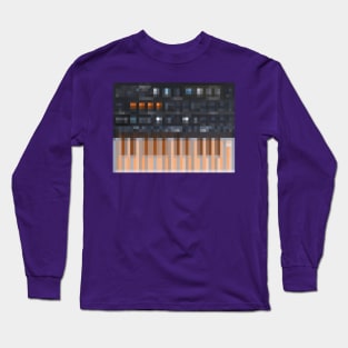 MicroFreak Synth Pixelart Design Long Sleeve T-Shirt